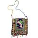 Jaipuri Handmade Velvet Embroidered Sling Bag - Royal Blue Ethnic Crossbody Bag with Mirror Work & Tassels